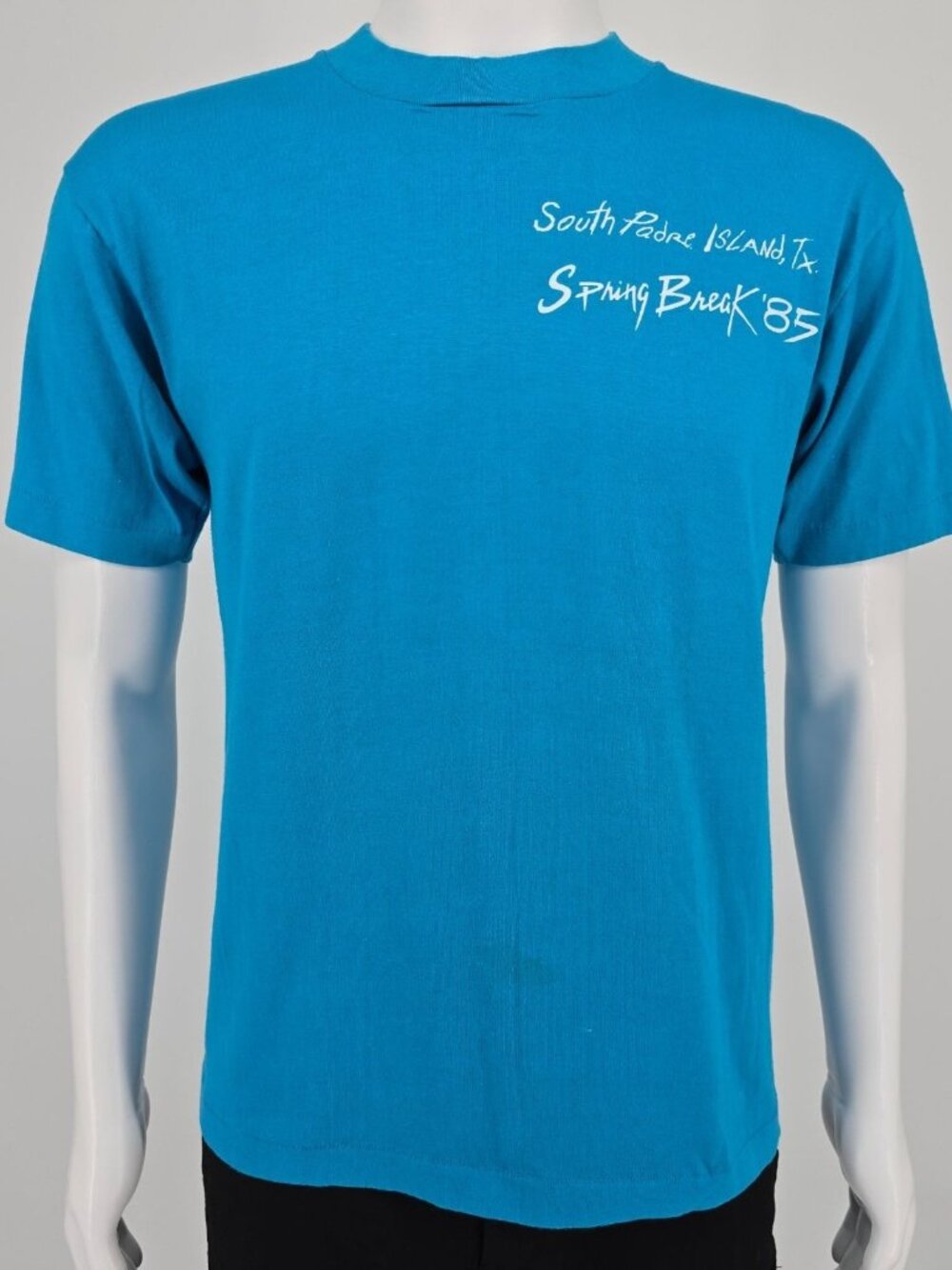 Vintage 1980s Heft-T South Padre Island Texas Spring Break '85 T-Shirt (M)